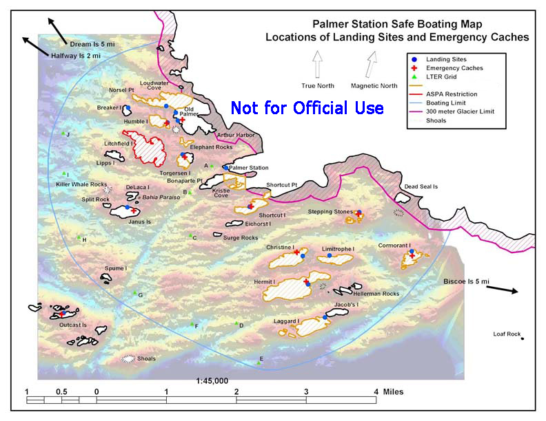 Palmer Bathymetry - Unofficial Use