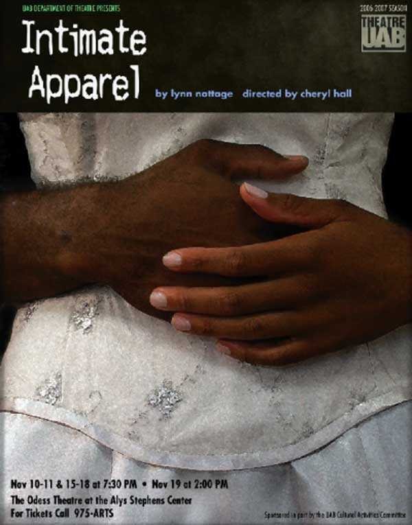 Intimate Apparel poster.