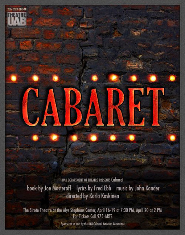 Cabaret poster.