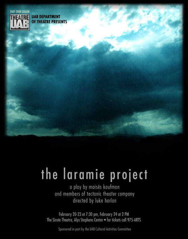 The Laramie Project poster.