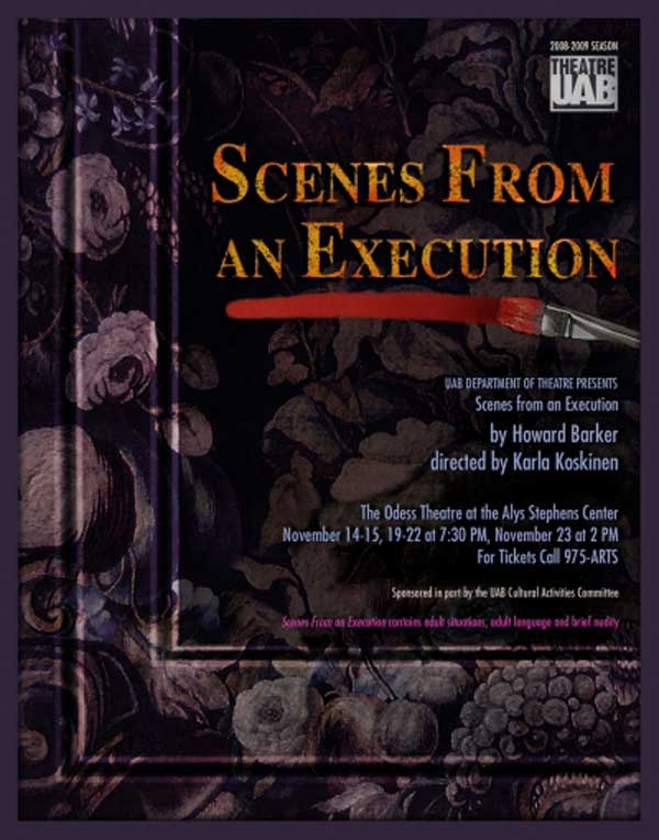 Scenes from an Execution poster.