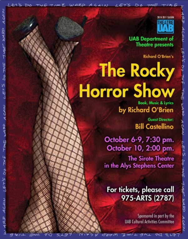 The Rocky Horror Show poster.