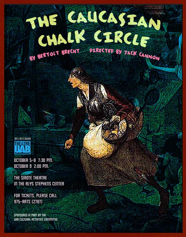 The Caucasian Chalk Circle poster.