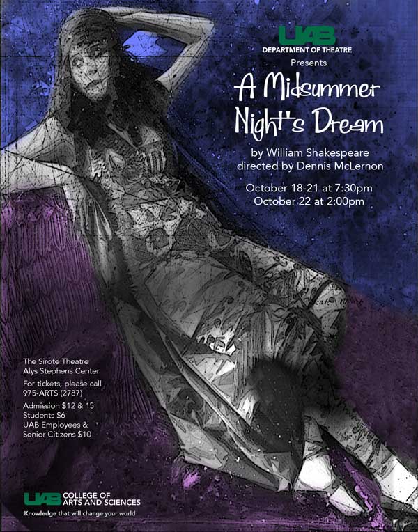 A Midsummer Night's Dream poster.