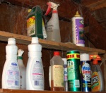 storing cleaning supplies image