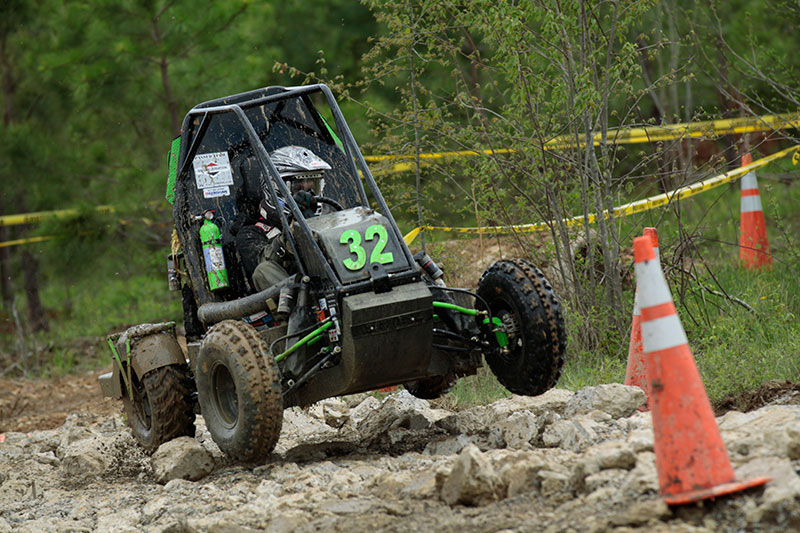An off-road vehicle built by UAB students for the Baja SAE challenge.