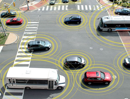 Smart vehicles and traffic management. 