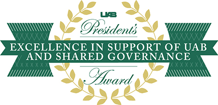 Excellence in Support of UAB and Shared Governance