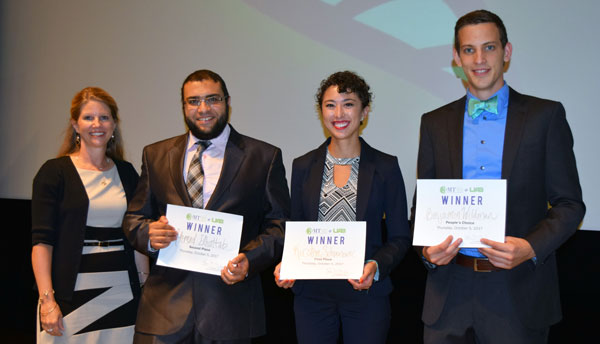 Winners of the 2017 3MT Doctoral Competition.