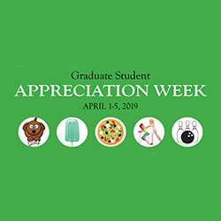Graduate Student Appreciation Week Logo. 