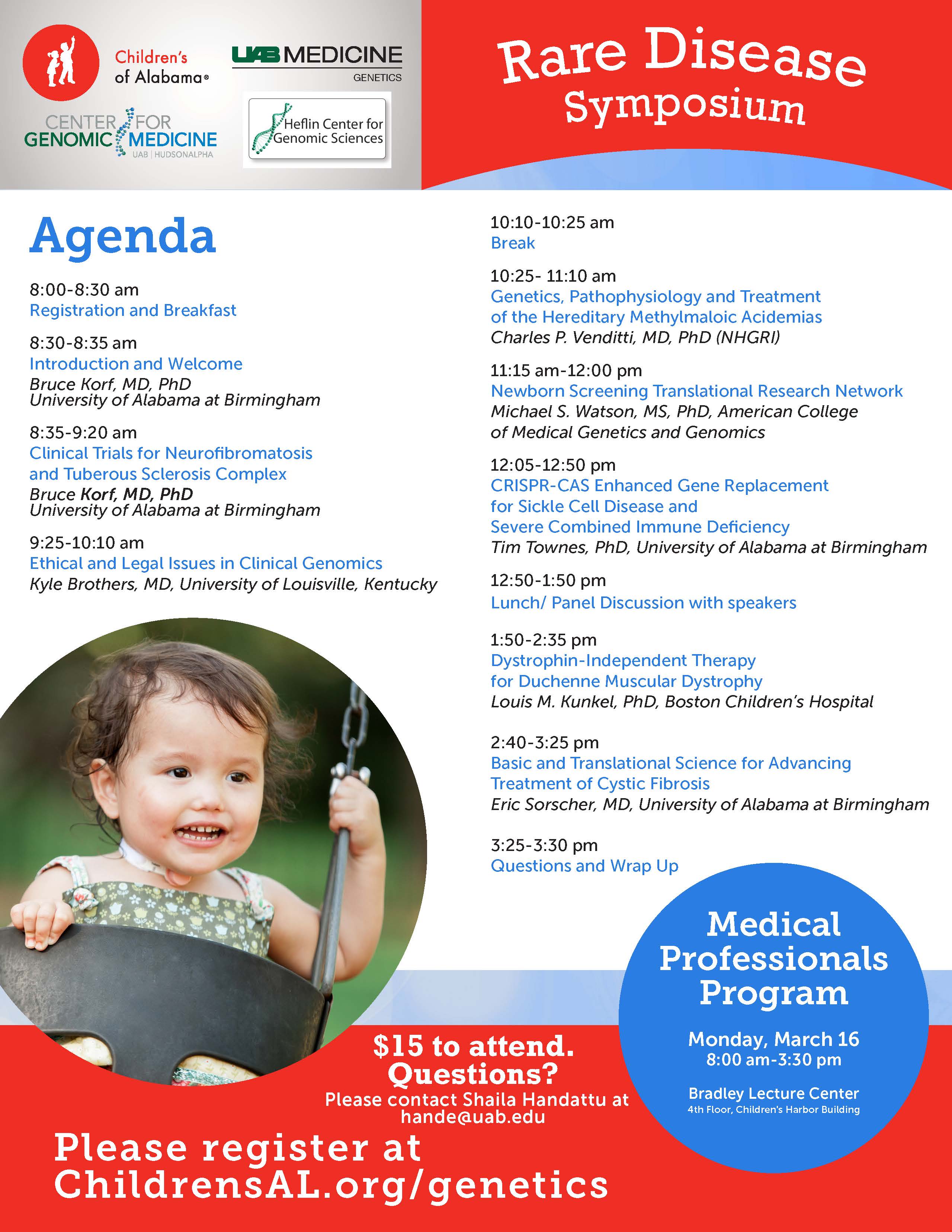 Flyer Rare Disease Symposium 2015 Page 1