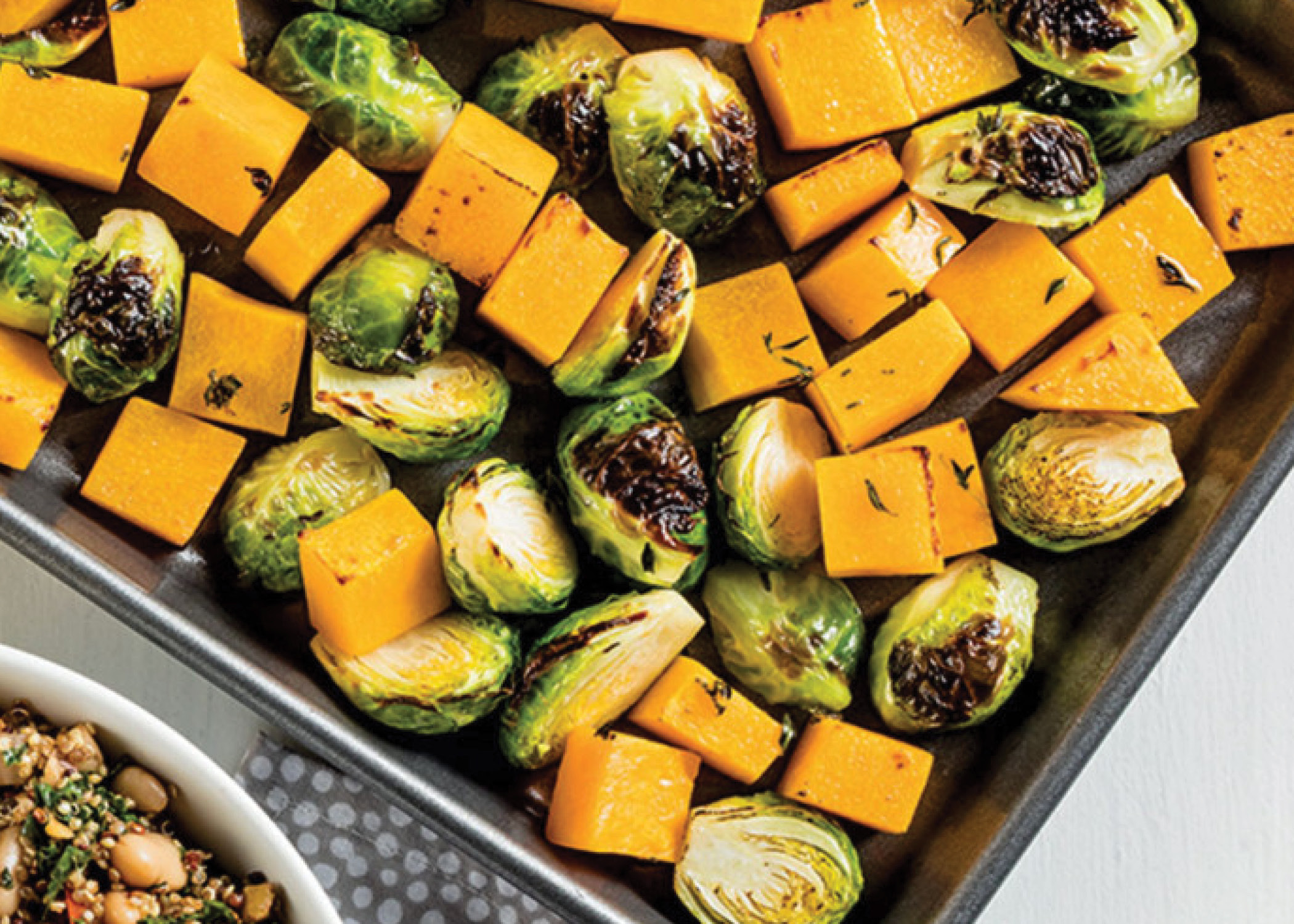 Roasted Sprouts & Butternut Squash