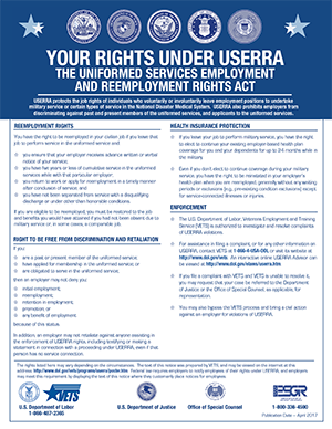 Employee Rights: USERRA