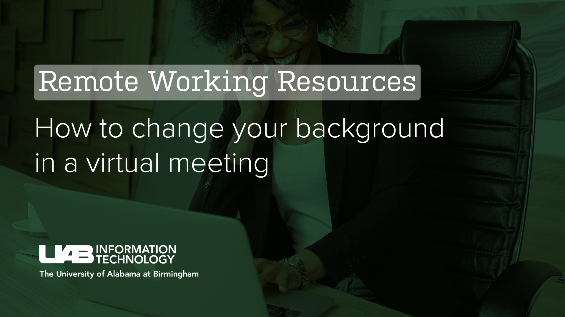 How to change your background in a virtual meeting