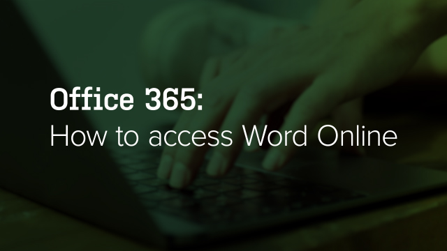 How to Access Word