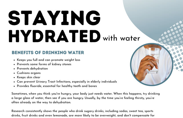 Fact Sheet: Staying Hydrated