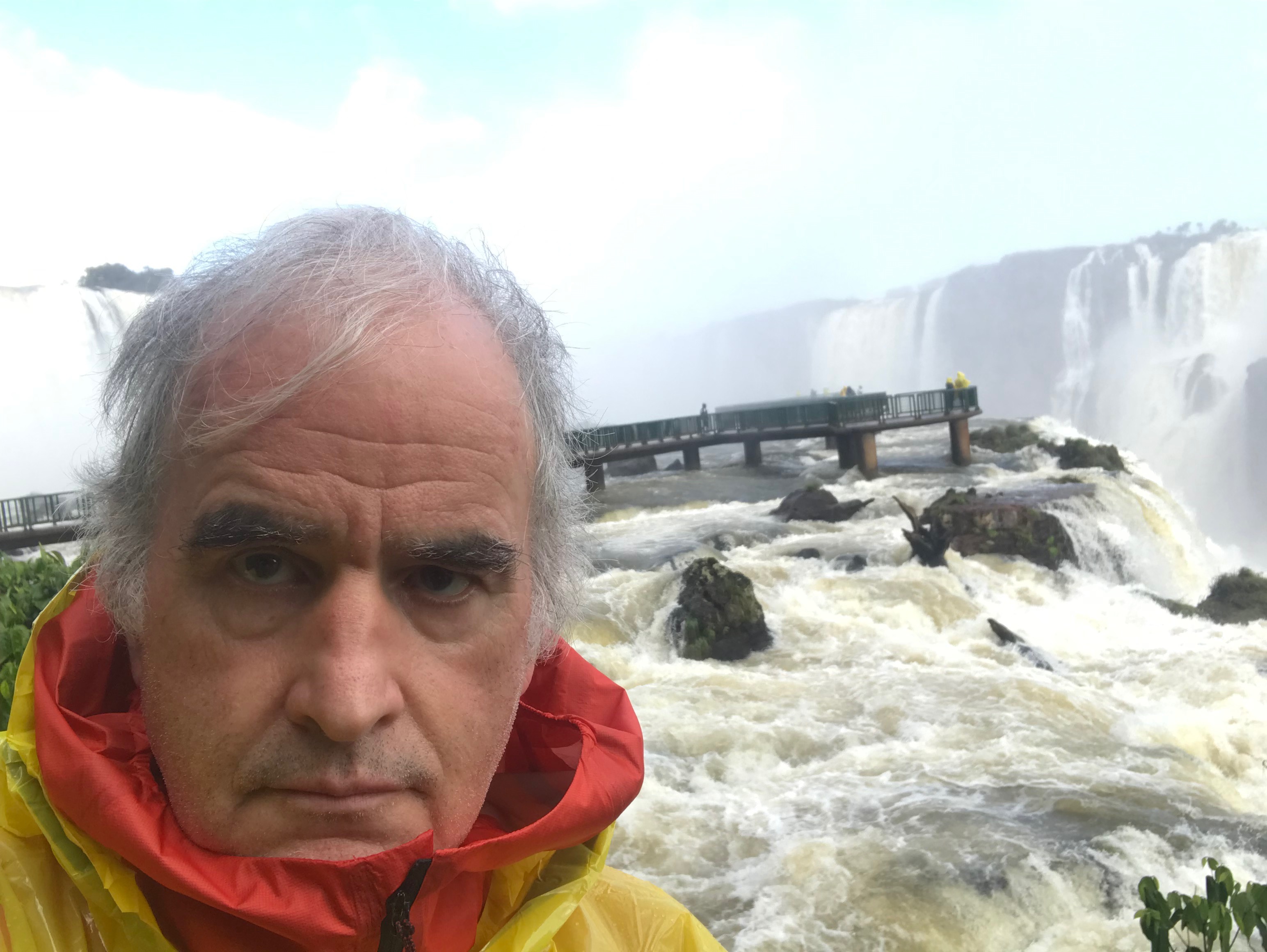 Dr. Michael Sloane on the Argentinian side of Iguassu Falls 