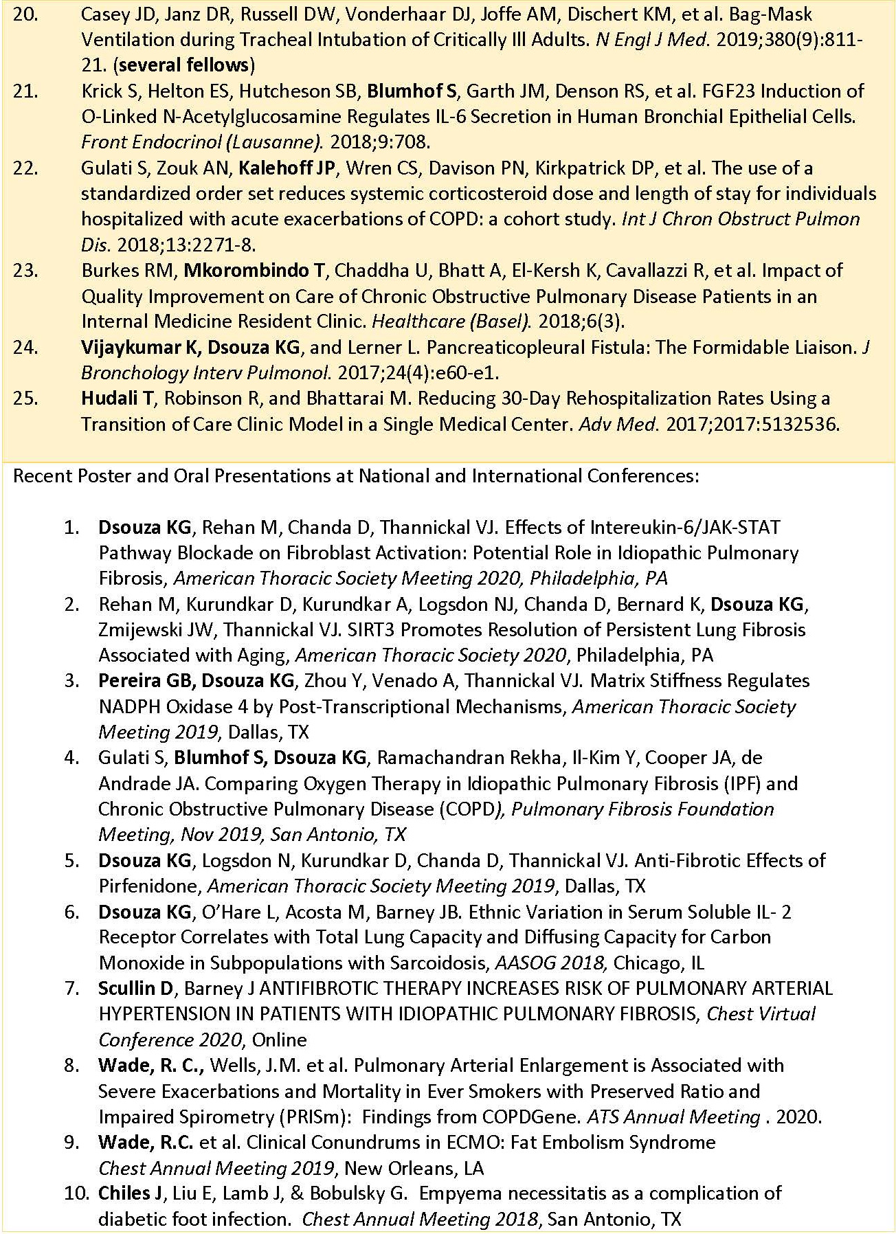 Highlights of Recent Fellows Accomplishments1 Page 2
