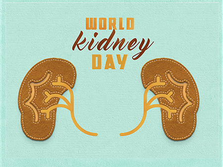Festive concept for the World Kidney Day
