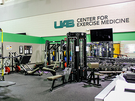 Overall of the Exercise Intervention Facility at the Center for Exercise Medicine Exercise Clinical Trials Facility, 2020.