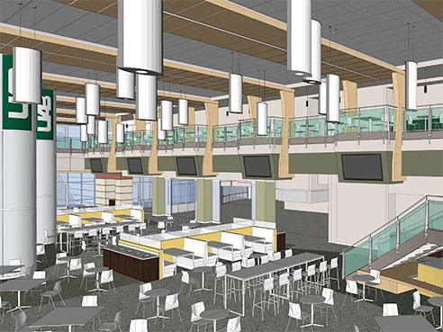 dining hall in student center