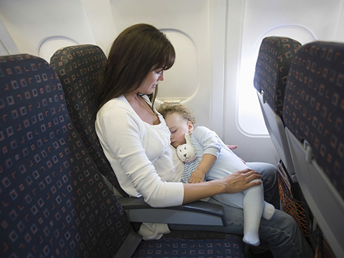 sleeping baby airplane ts