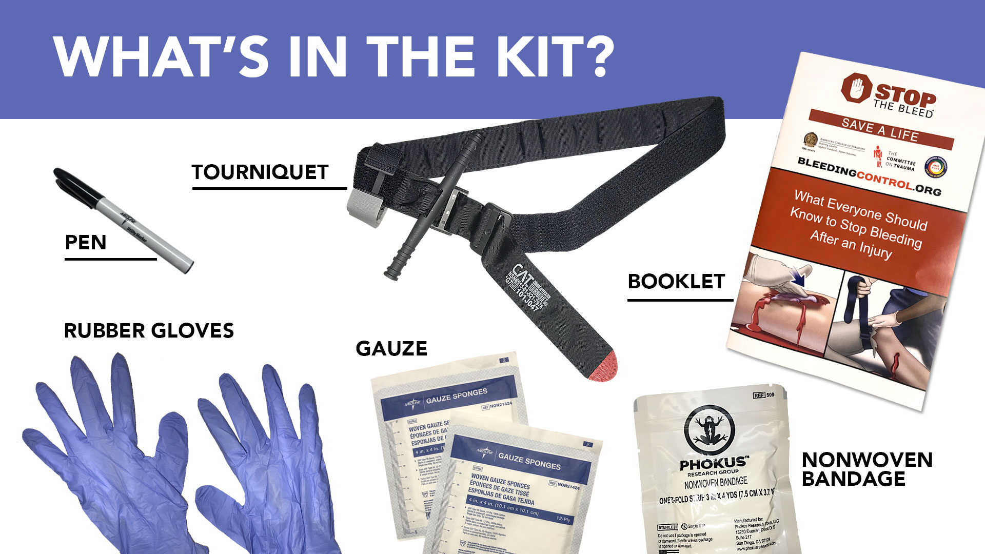 stop the bleed kit new