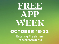 Entering freshmen and transfer students can apply to UAB for free from Oct. 18-22