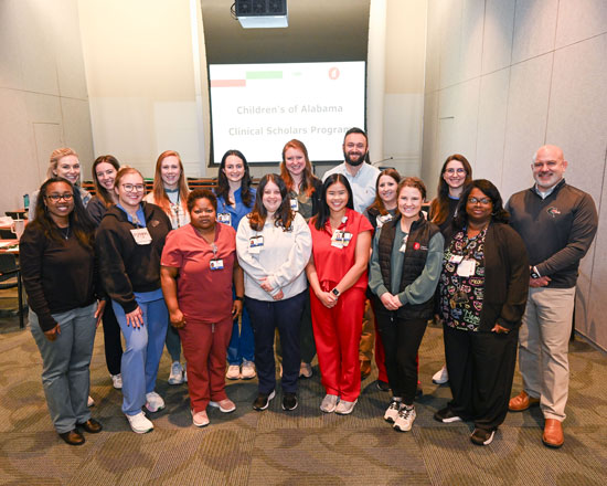 Children's of Alabama Clinical Scholars group photo.