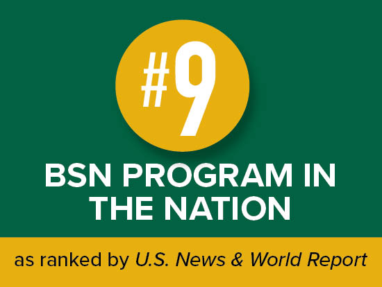 BSN program ranked number 9 in the nation