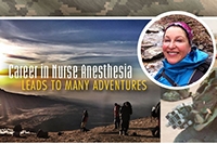 Nurse Anesthesia alumna’s career takes her to Saudi Arabia and the summit of Mount Kilimanjaro