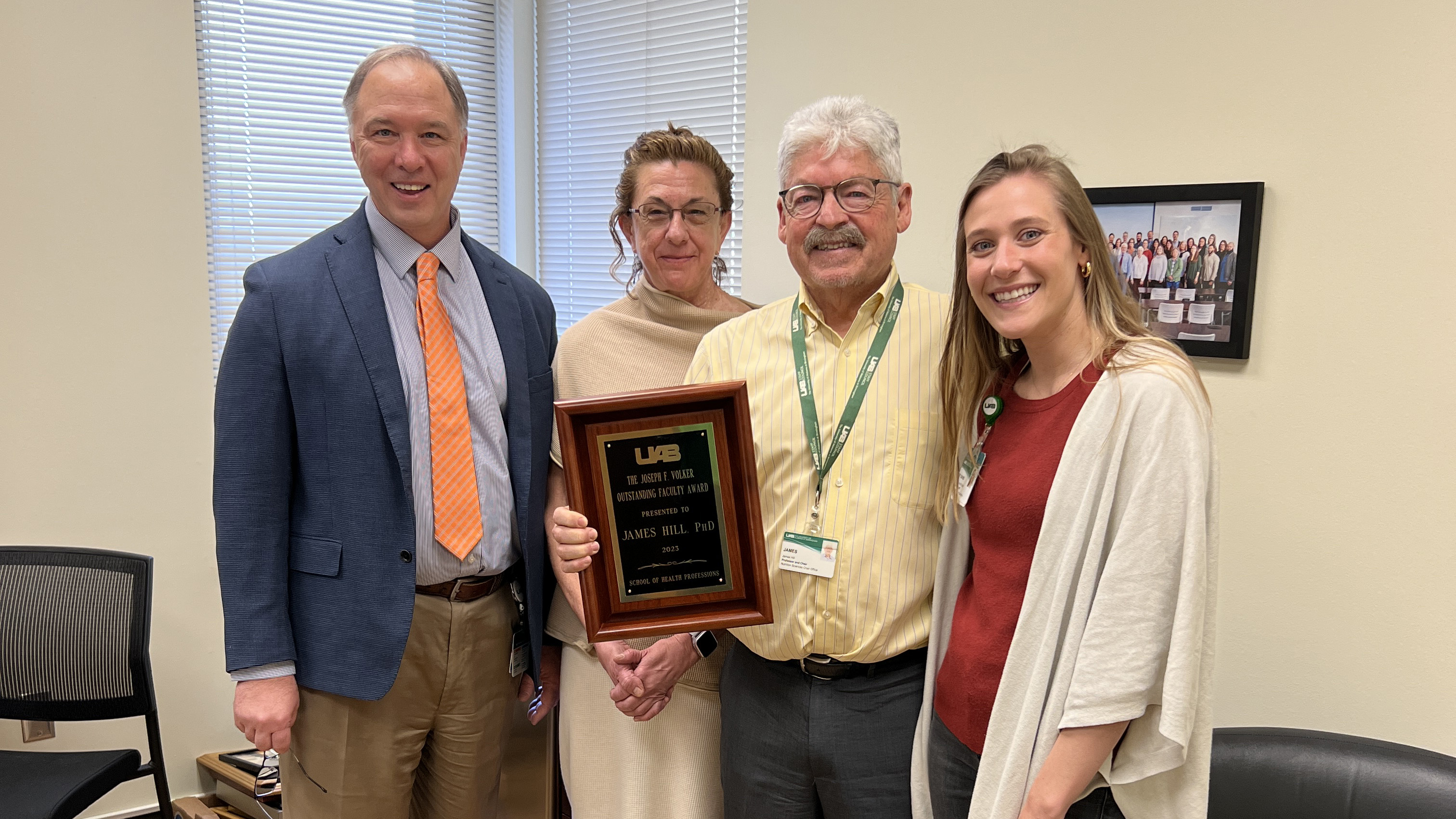 Joseph F. Volker Award: James Hill, Nutrition Sciences