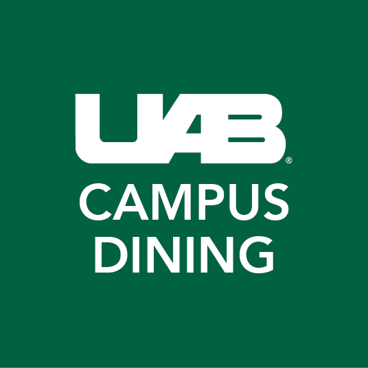 UAB Campus Dining green social square logo