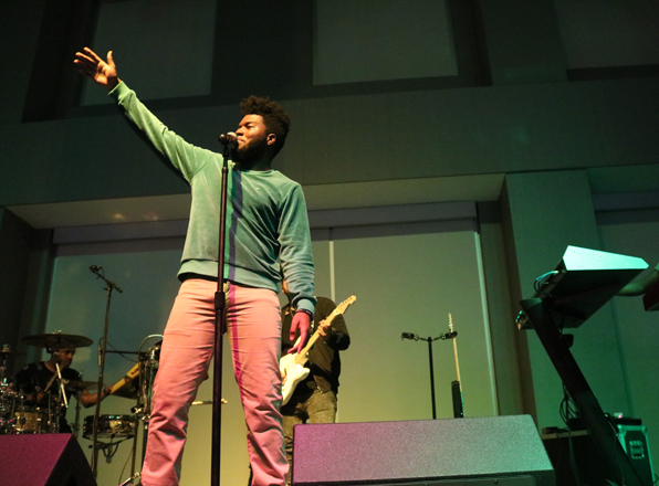 National Recording Artist Khalid closed out UAB Spring Semester with mini-concert at HSC