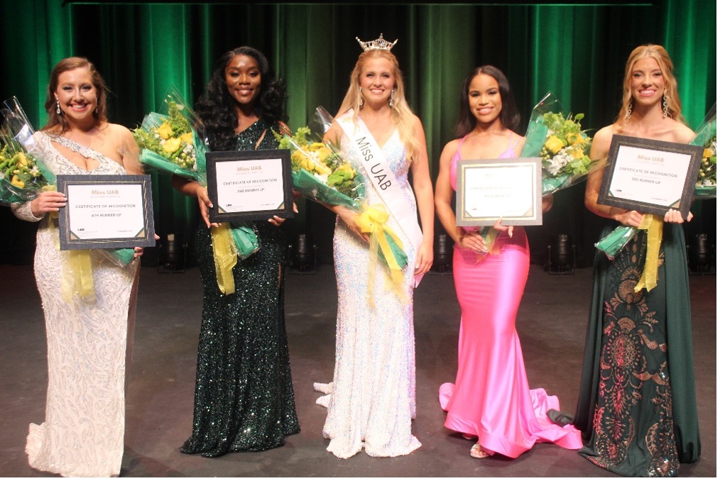 2024 Miss UAB competition group photo