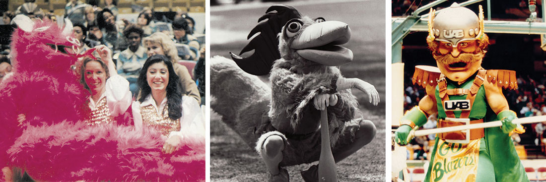 Photos of old mascots