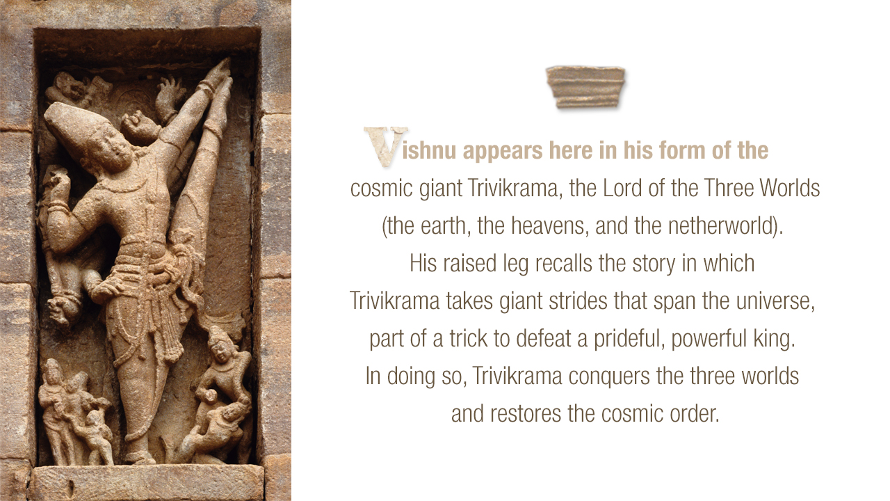 Sculpture of Trivikrama from Virupaksha Temple