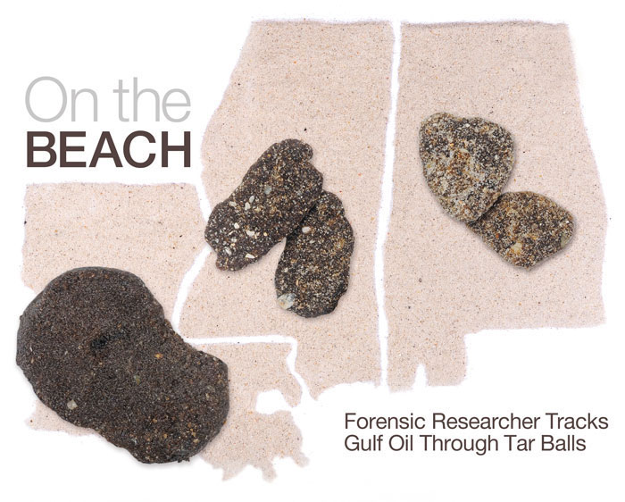 UAB forensic scientists studies tar balls