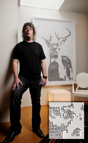 UAB IT specialist Walt Creel is gaining fame for his ballistic art.
