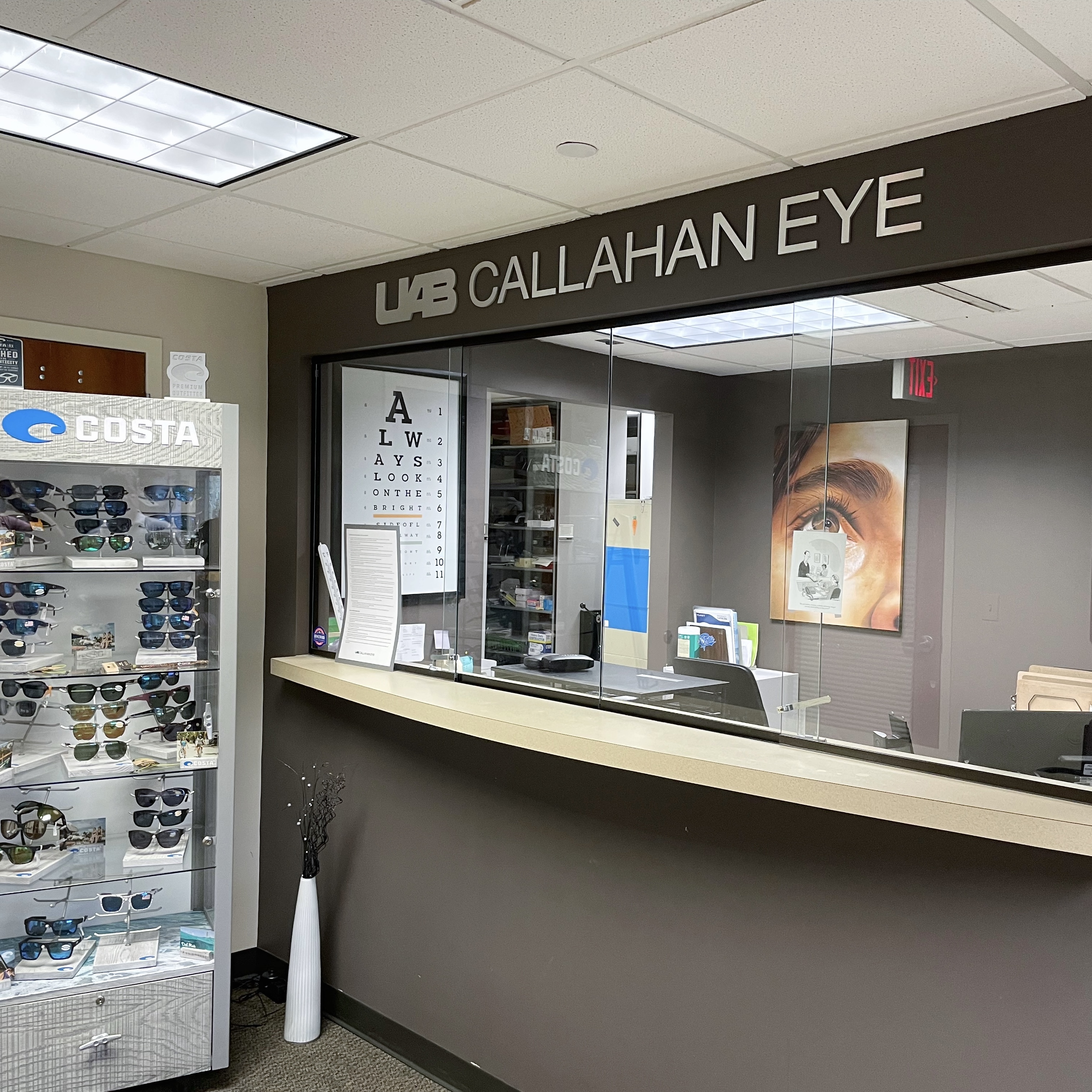 UAB Callahan Eye's newest clinic includes an optical shop.