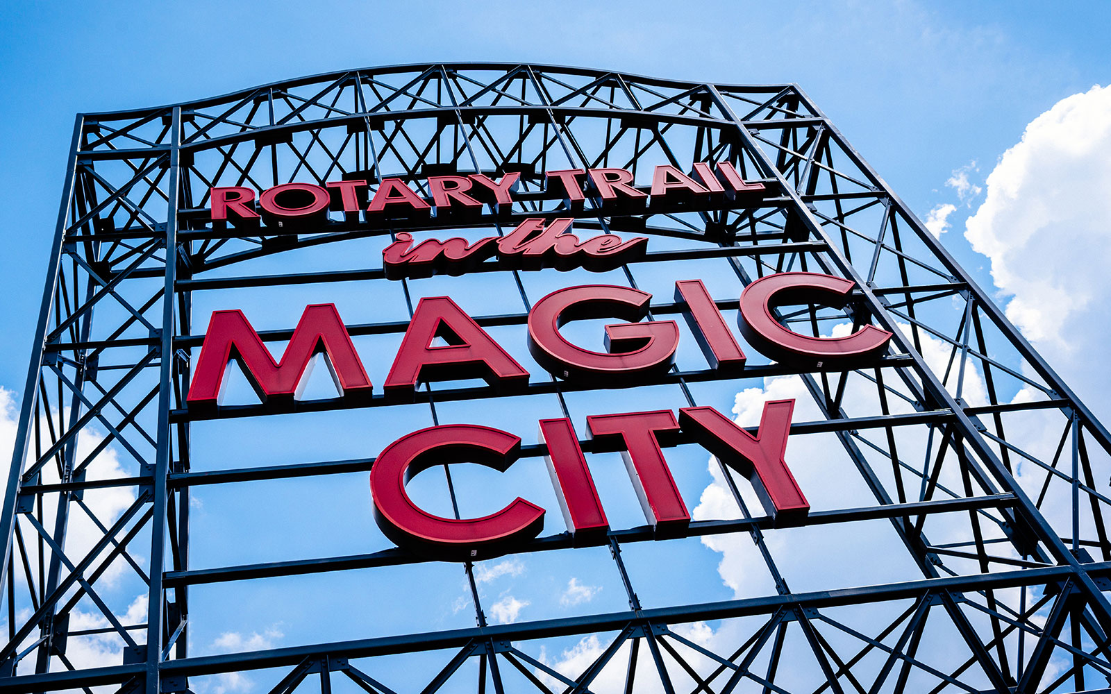 Birmingham Rotary Trail's Magic City Sign