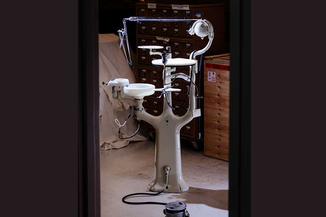 6. Antique dentistry equipment
