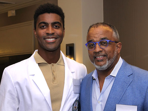 Donovan Watson with mentor, Brian Stone, M.D.