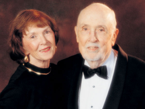 Paul W. Burleson, M.D.,  and wife Martha 