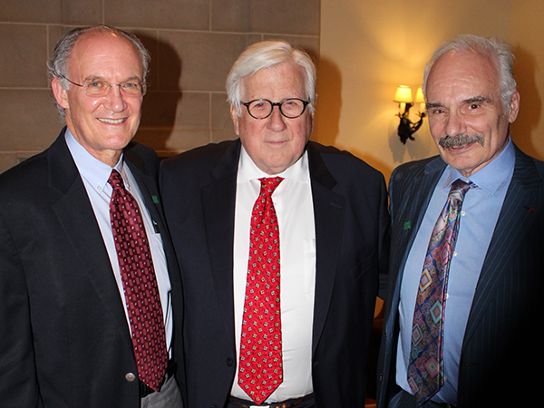 From left, Dr. David Joseph, Dr. Keith Lloyd, and Dr. Dean Assimos.