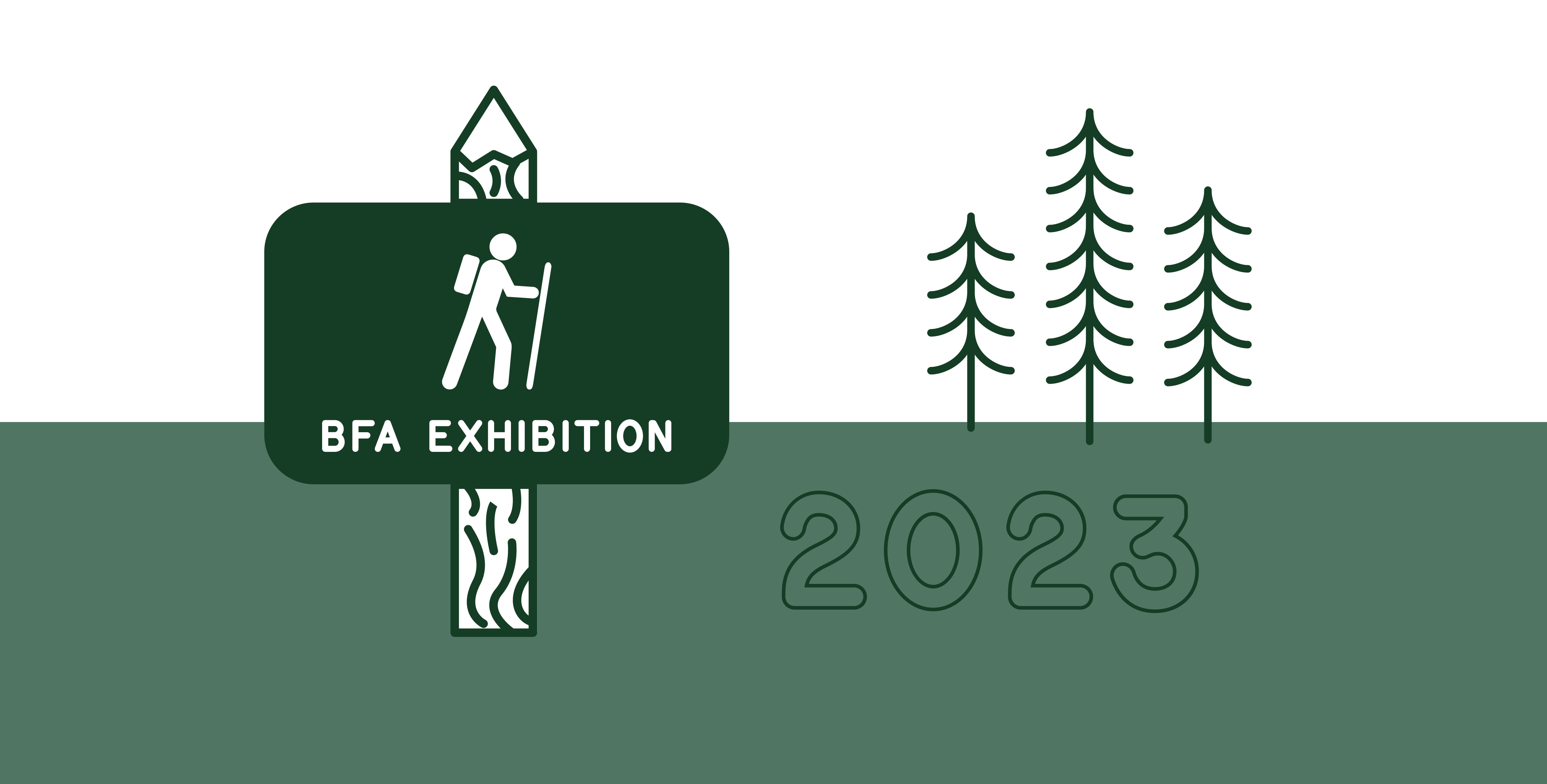 BFA Exhibition 2023 graphic (April 7-April 29)