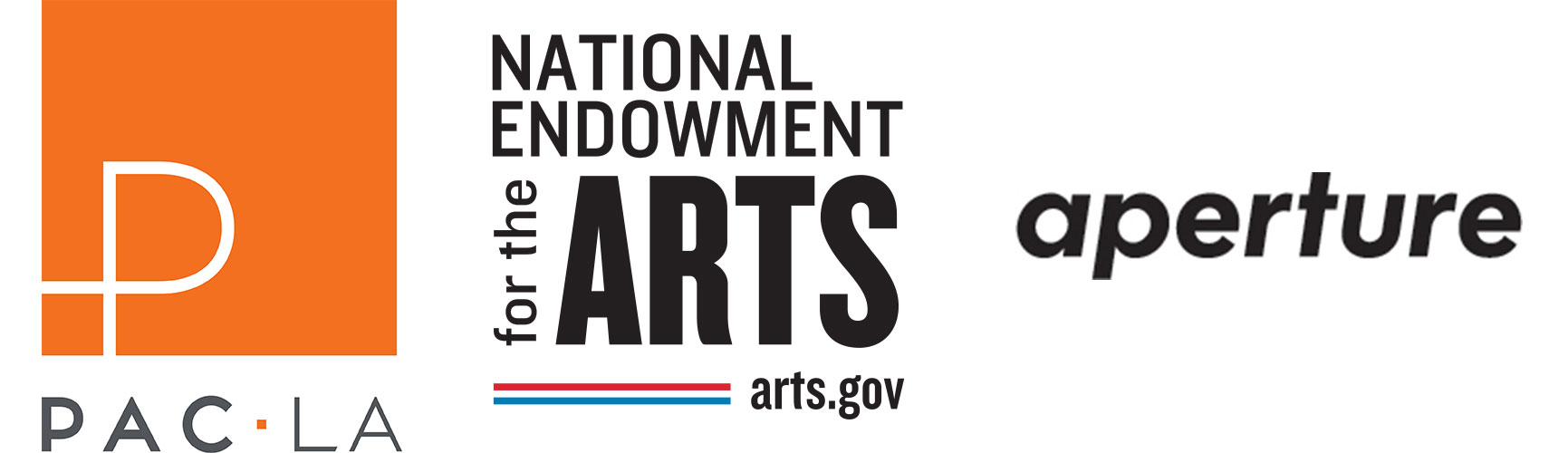 PAC LA; National Endowment for the Arts; Aperture. 