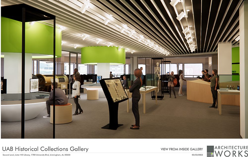 UAB Libraries leads $500,000 fundraising initiative for the Historical Collections Gallery