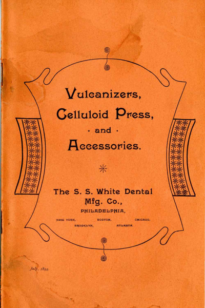 Vulcanizers, Celluloid Press, and Accessories