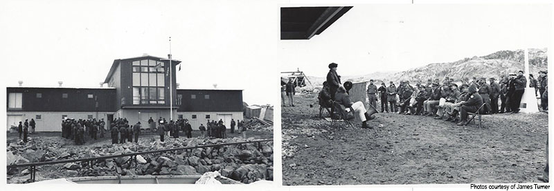 Photos of the original station dedication in 1968